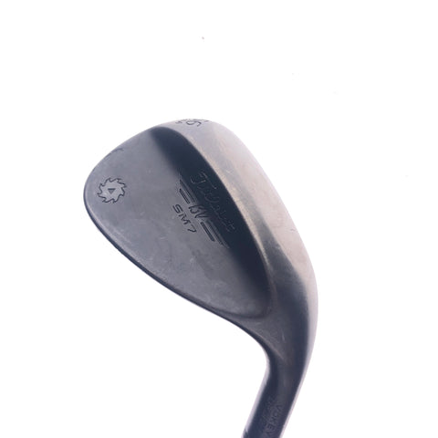 Used Titleist Vokey SM7 Jet Black Sand Wedge / 56.0 Degrees / Stiff Flex
