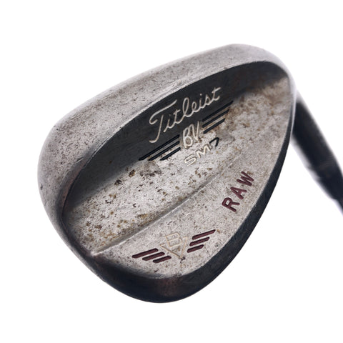 Used Titleist Vokey SM7 Raw Lob Wedge / 60.0 Degrees / Wedge Flex