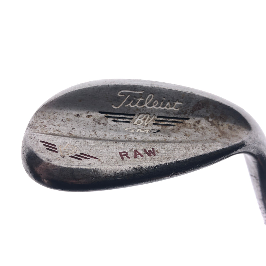 Used Titleist Vokey SM7 Raw Lob Wedge / 60.0 Degrees / Wedge Flex