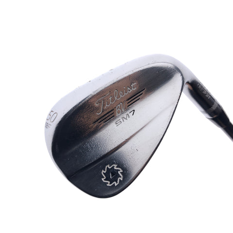 Used Titleist Vokey SM7 Tour Chrome Gap Wedge / 50.0 Degrees / Stiff Flex