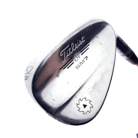 Used Titleist Vokey SM7 Tour Chrome Gap Wedge / 52.0 Degrees / Wedge Flex