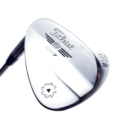 Used Titleist Vokey SM7 Tour Chrome Gap Wedge/50.0 Degrees/Wedge Flex/Left-Hand