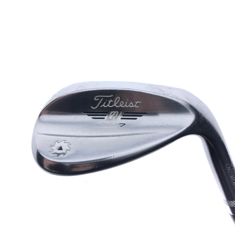 Used Titleist Vokey SM7 Tour Chrome Lob Wedge / 58.0 Degrees / Wedge Flex