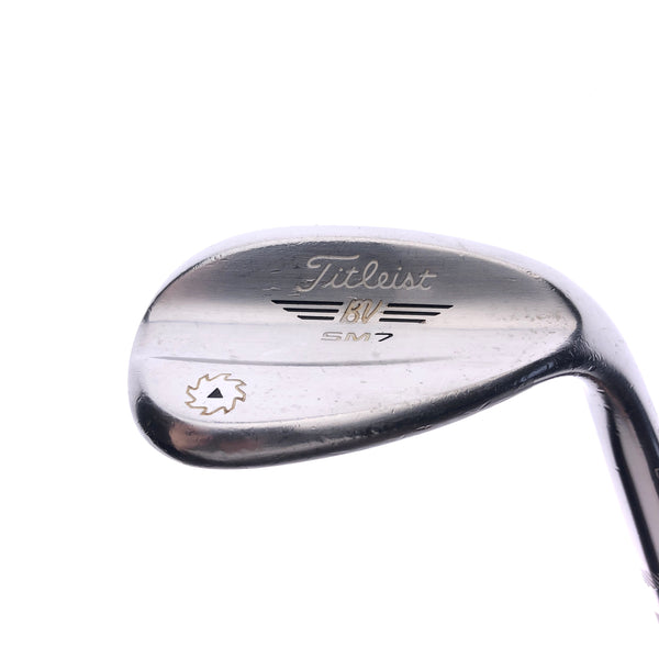 Used Titleist Vokey SM7 Tour Chrome Lob Wedge / 58.0 Degrees / Wedge Flex