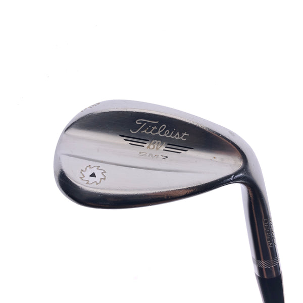 Used Titleist Vokey SM7 Tour Chrome Lob Wedge / 58.0 Degrees / Wedge Flex