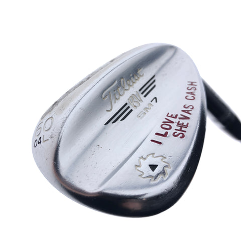 Used Titleist Vokey SM7 Tour Chrome Lob Wedge / 60.0 Degrees / Stiff Flex