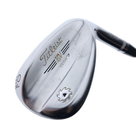 Used Titleist Vokey SM7 Tour Chrome Lob Wedge / 60.0 Degrees / X-Stiff Flex