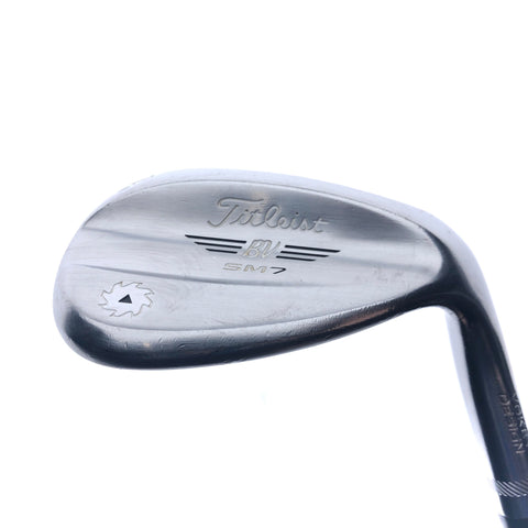 Used Titleist Vokey SM7 Tour Chrome Lob Wedge / 62.0 Degrees / Wedge Flex