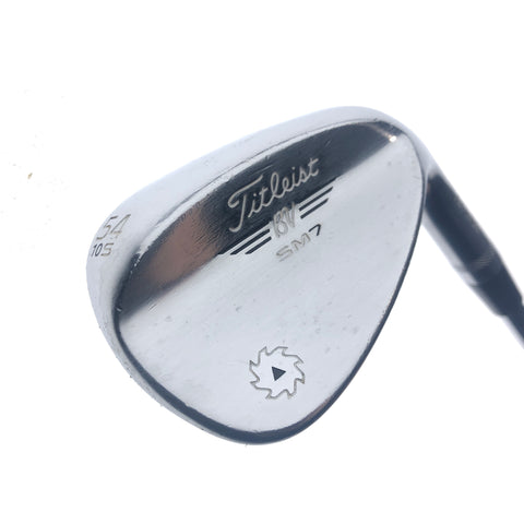Used Titleist Vokey SM7 Tour Chrome Sand Wedge / 54.0 Degrees / Wedge Flex