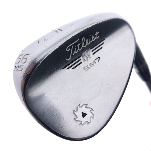 Used Titleist Vokey SM7 Tour Chrome Sand Wedge / 56.0 Degrees / Wedge Flex