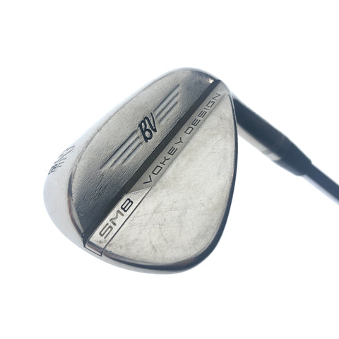 Used Titleist Vokey SM8 Brushed Steel Gap Wedge / 52.0 Degrees / Wedge Flex