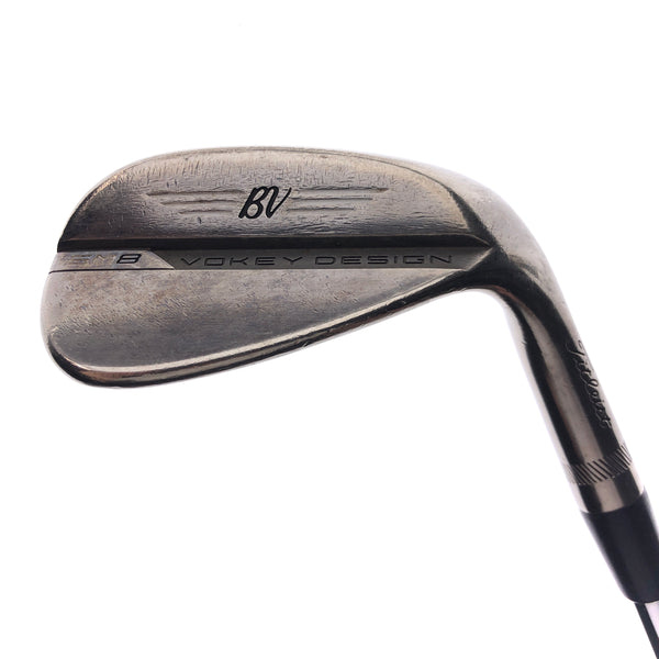 Used Titleist Vokey SM8 Brushed Steel Gap Wedge / 52.0 Degrees / Wedge Flex