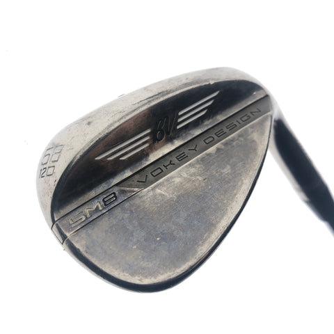 Used Titleist Vokey SM8 Brushed Steel Lob Wedge / 58.0 Degrees / Wedge Flex