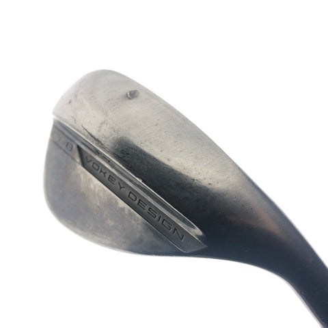 Used Titleist Vokey SM8 Brushed Steel Lob Wedge / 58.0 Degrees / Wedge Flex