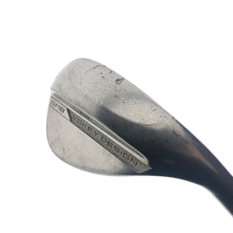 Used Titleist Vokey SM8 Brushed Steel Lob Wedge / 58.0 Degrees / Wedge Flex