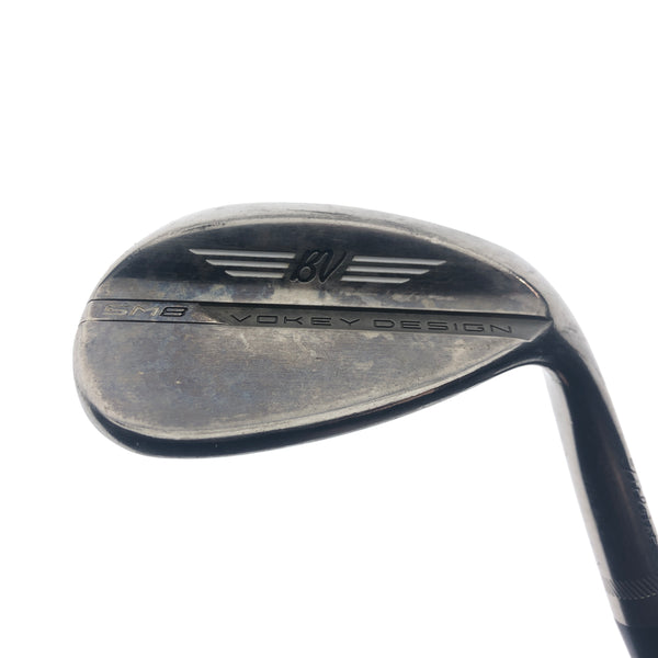 Used Titleist Vokey SM8 Brushed Steel Lob Wedge / 58.0 Degrees / Wedge Flex