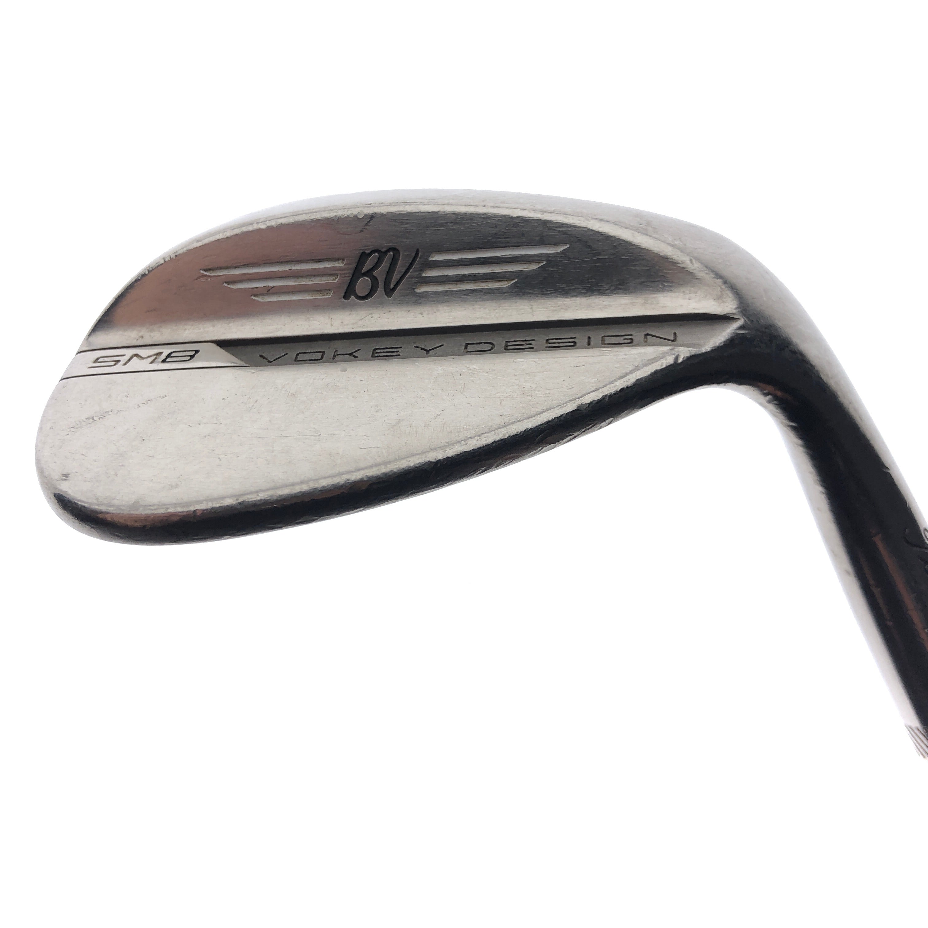 Used Titleist Vokey SM8 Brushed Steel Lob Wedge / 58.0 Degrees / Wedge Flex