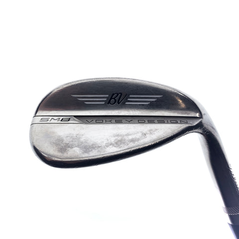 Used Titleist Vokey SM8 Brushed Steel Lob Wedge / 58.0 Degrees / Wedge Flex