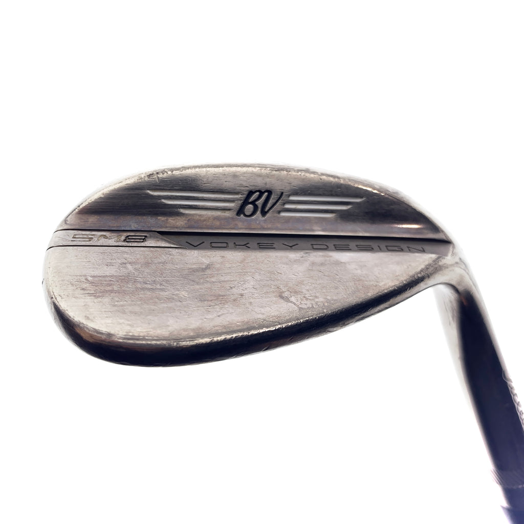 Used Titleist Vokey SM8 Brushed Steel Lob Wedge / 60.0 Degrees / Regular Flex