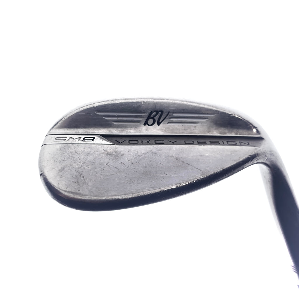 Used Titleist Vokey SM8 Brushed Steel Lob Wedge / 60.0 Degrees / Stiff Flex