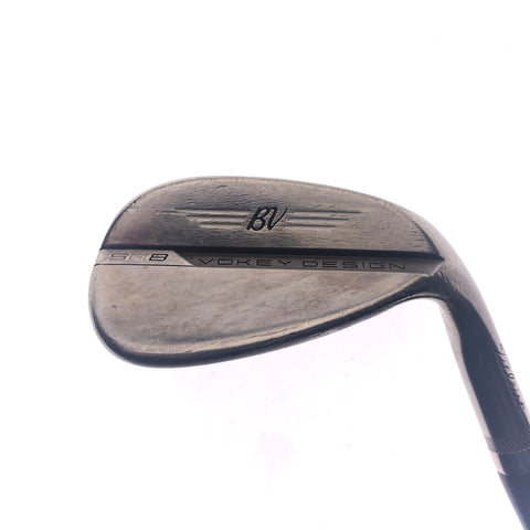 Used Titleist Vokey SM8 Brushed Steel Sand Wedge / 54.0 Degrees / Stiff Flex