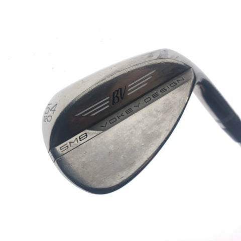 Used Titleist Vokey SM8 Brushed Steel Sand Wedge / 54.0 Degrees / Wedge Flex