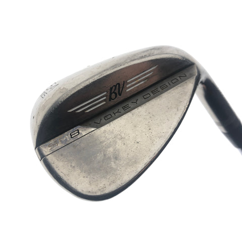 Used Titleist Vokey SM8 Brushed Steel Sand Wedge / 54.0 Degrees / Wedge Flex