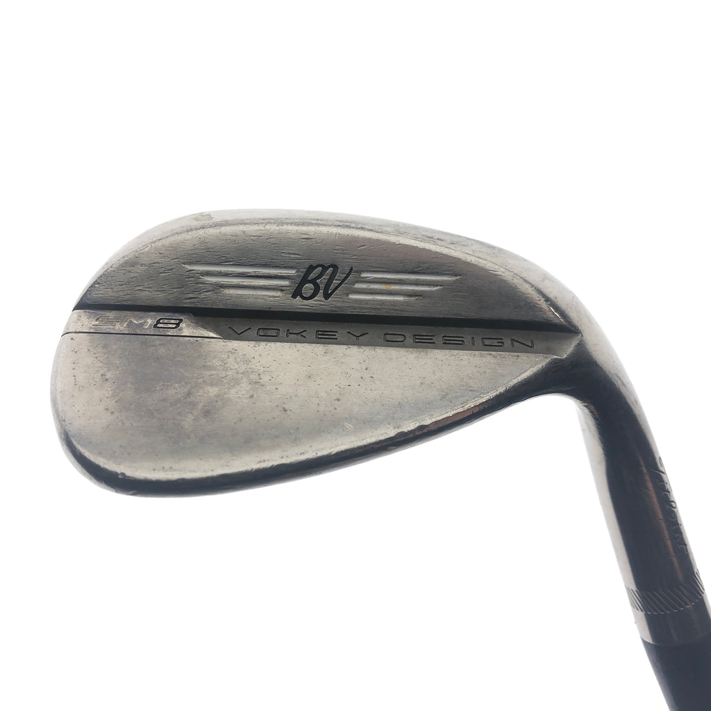 Used Titleist Vokey SM8 Brushed Steel Sand Wedge / 54.0 Degrees / Wedge Flex
