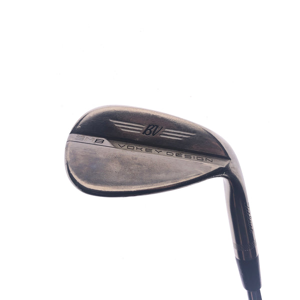Used Titleist Vokey SM8 Brushed Steel Sand Wedge / 56.0 Degrees / Wedge Flex