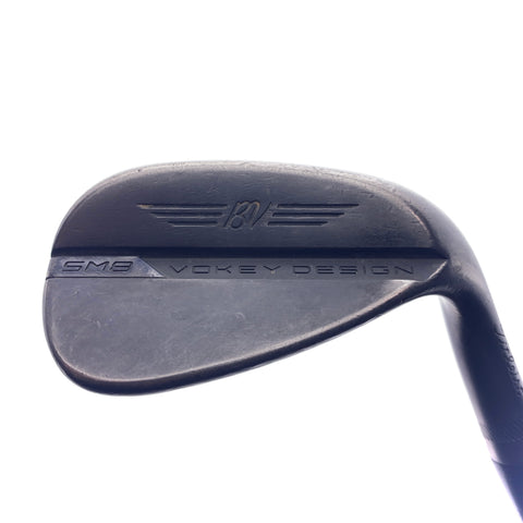 Used Titleist Vokey SM8 Jet Black Gap Wedge / 50.0 Degrees / Stiff Flex