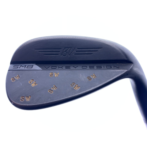 Used Titleist Vokey SM8 Jet Black Gap Wedge / 50.0 Degrees / Stiff Flex