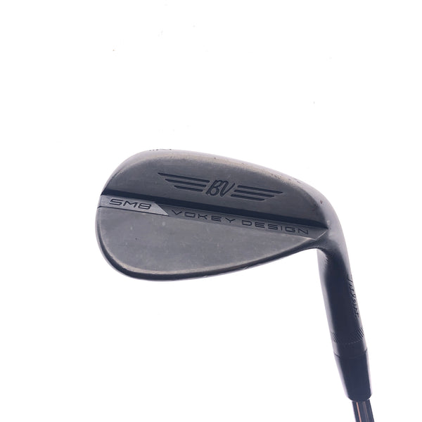 Used Titleist Vokey SM8 Jet Black Gap Wedge / 52.0 Degrees / Wedge Flex