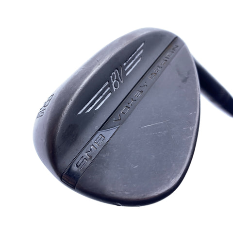 Used Titleist Vokey SM8 Jet Black Lob Wedge / 58.0 Degrees / Wedge Flex