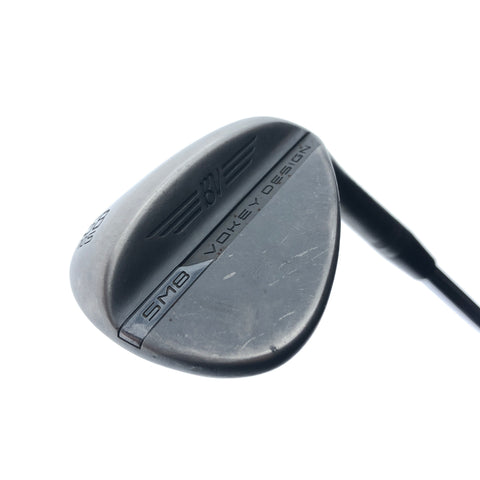 Used Titleist Vokey SM8 Jet Black Lob Wedge / 58.0 Degrees / Wedge Flex