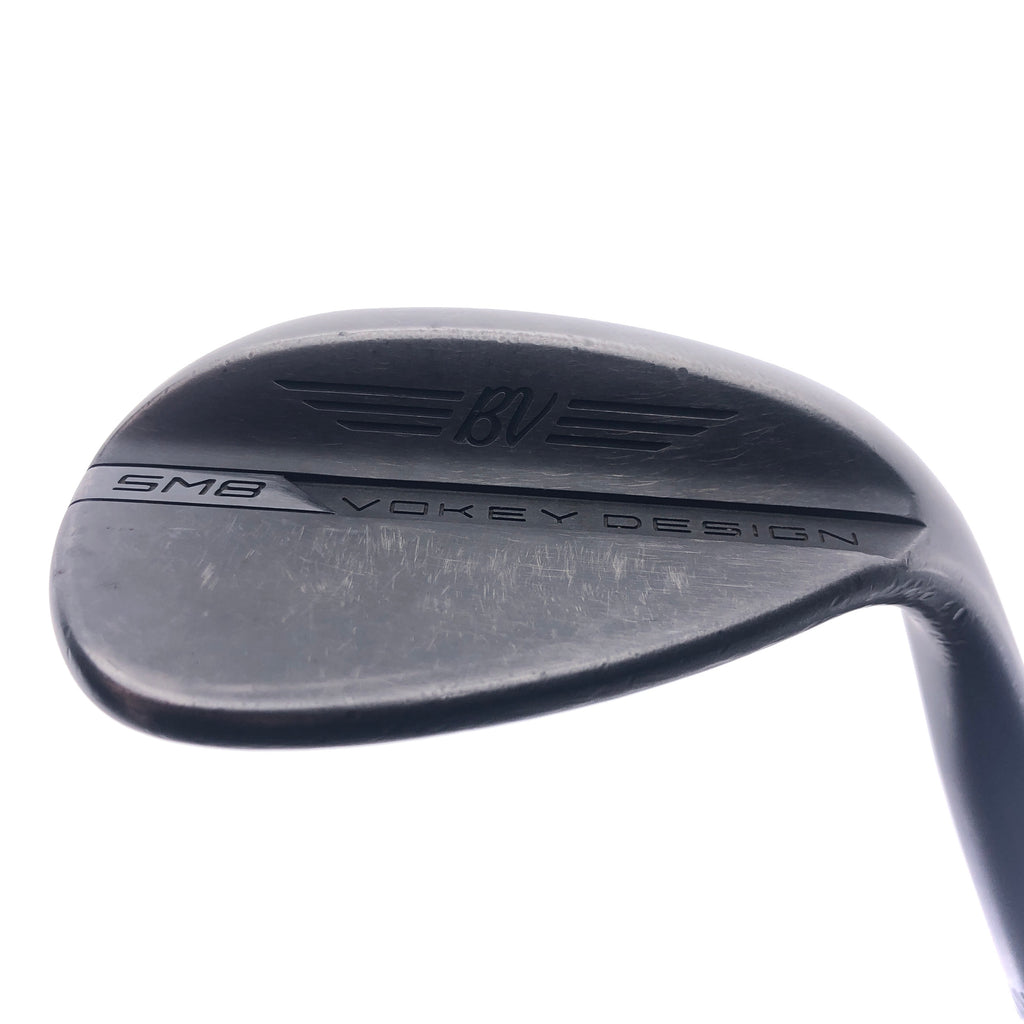 Used Titleist Vokey SM8 Jet Black Lob Wedge / 58.0 Degrees / Wedge Flex