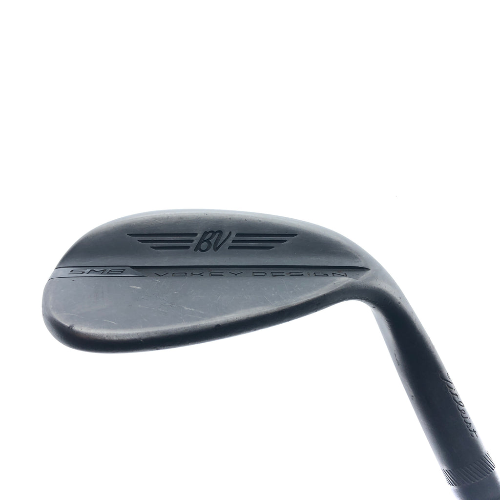 Used Titleist Vokey SM8 Jet Black Lob Wedge / 58.0 Degrees / Wedge Flex