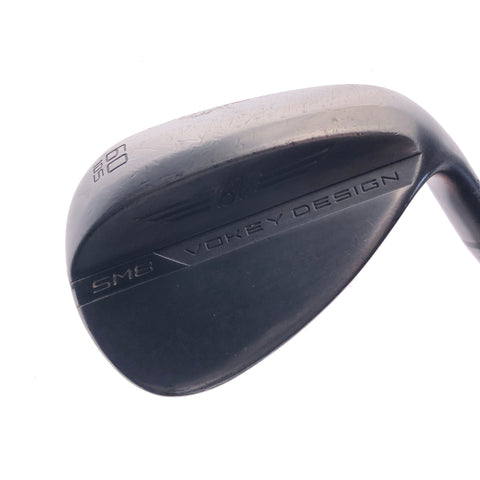 Used Titleist Vokey SM8 Jet Black Lob Wedge / 60.0 Degrees / Stiff Flex