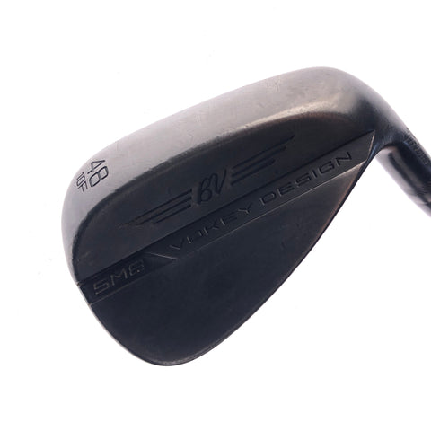 Used Titleist Vokey SM8 Jet Black Pitching Wedge / 48.0 Degrees / Stiff Flex