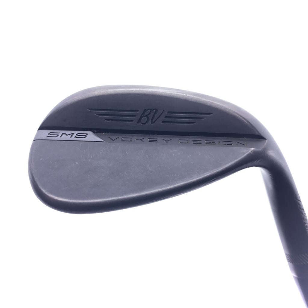 Used Titleist Vokey SM8 Jet Black Sand Wedge / 54.0 Degrees / Stiff Flex