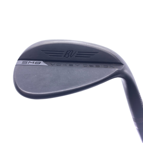 Used Titleist Vokey SM8 Jet Black Sand Wedge / 54.0 Degrees / Stiff Flex