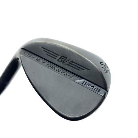 Used Titleist Vokey SM8 Jet Black Sand Wedge / 54.0 Degrees / Wedge Flex / Left