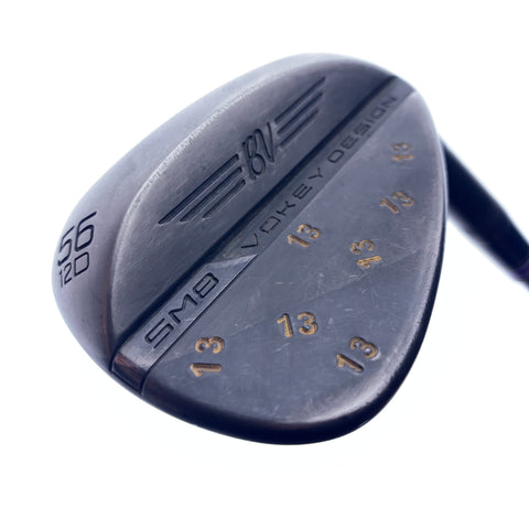 Used Titleist Vokey SM8 Jet Black Sand Wedge / 56.0 Degrees / Stiff Flex
