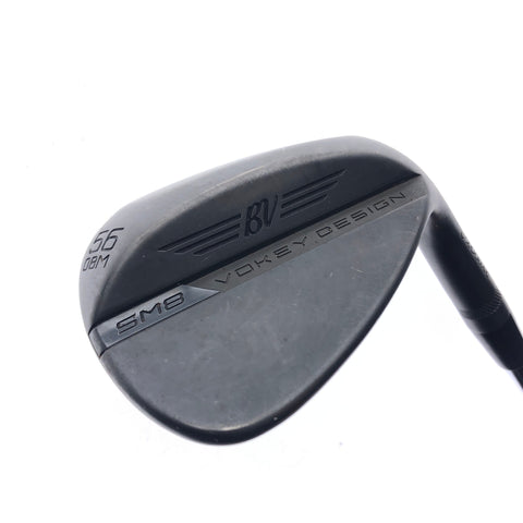 Used Titleist Vokey SM8 Jet Black Sand Wedge / 56.0 Degrees / Wedge Flex