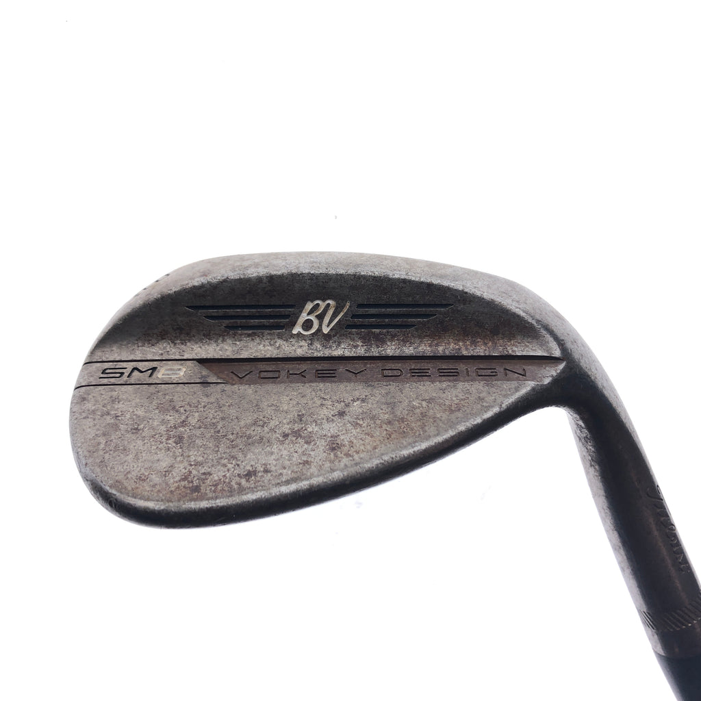 Used Titleist Vokey SM8 Raw Lob Wedge / 58.0 Degrees / Wedge Flex