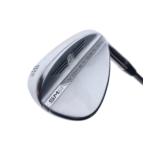 Used Titleist Vokey SM8 Tour Chrome Lob Wedge / 58.0 Degrees / Wedge Flex