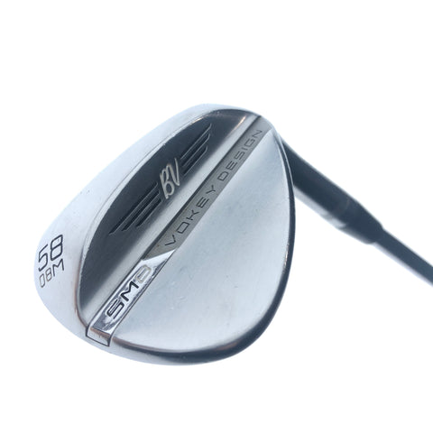 Used Titleist Vokey SM8 Tour Chrome Lob Wedge / 58.0 Degrees / Wedge Flex