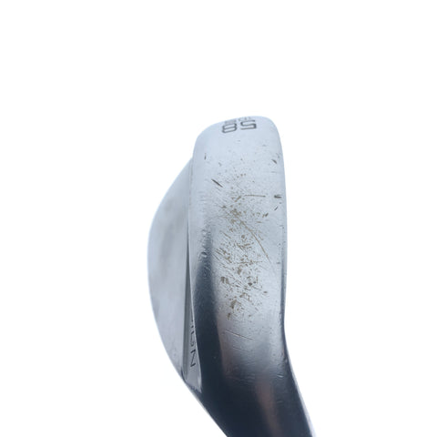 Used Titleist Vokey SM8 Tour Chrome Lob Wedge / 58.0 Degrees / Wedge Flex