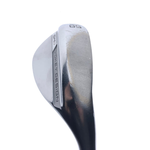 Used Titleist Vokey SM8 Tour Chrome Lob Wedge / 58.0 Degrees / Wedge Flex
