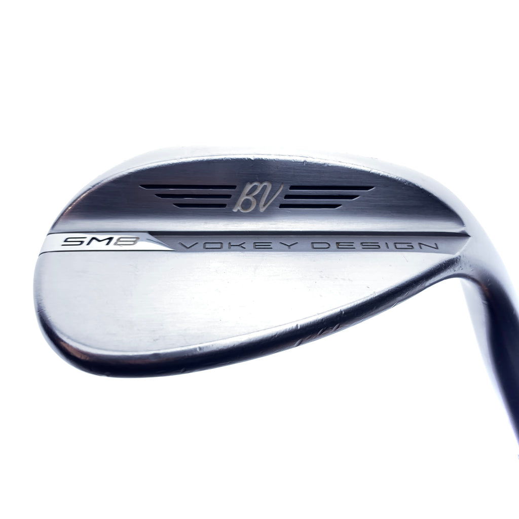 Used Titleist Vokey SM8 Tour Chrome Lob Wedge / 58.0 Degrees / Wedge Flex