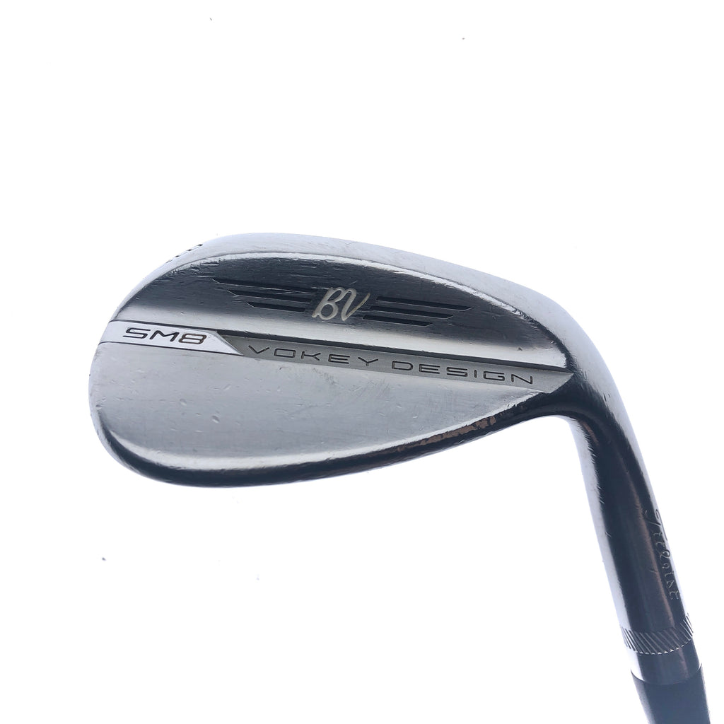 Used Titleist Vokey SM8 Tour Chrome Lob Wedge / 58.0 Degrees / Wedge Flex